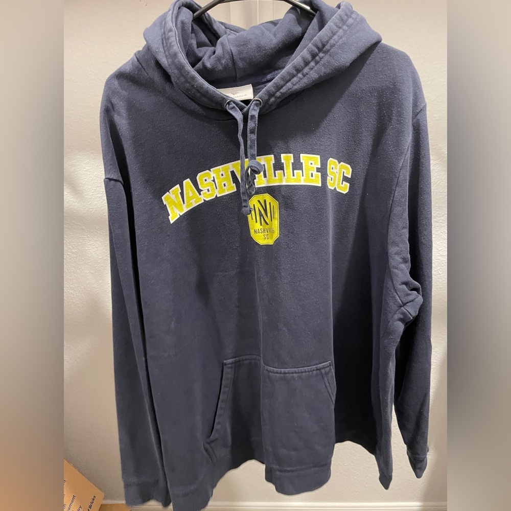 Blue Nashville SC Soccer Hoodie Size 2x